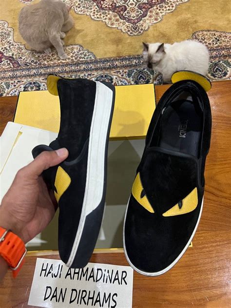 fendi sock sneakers replica|fendi monster slip on sneakers.